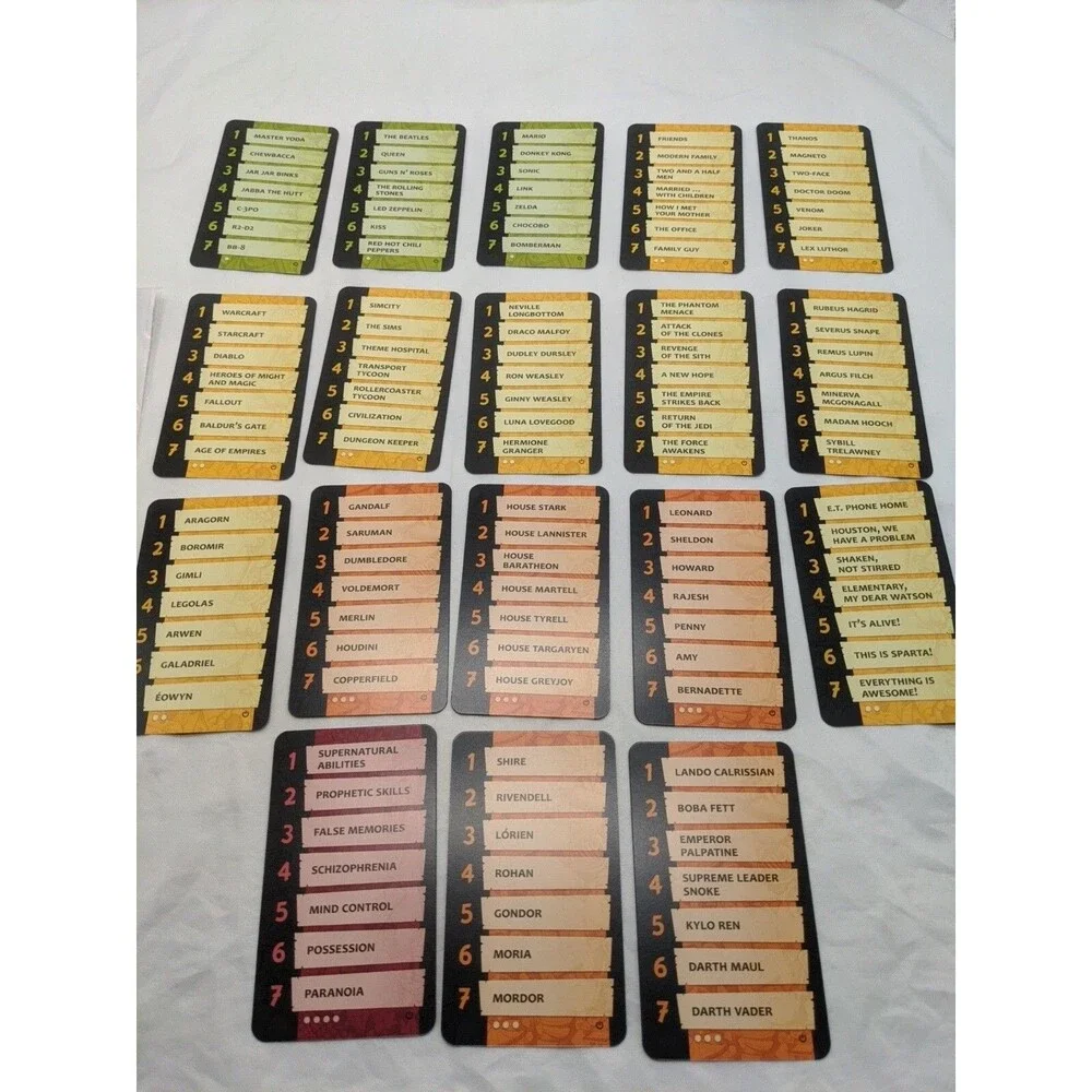 (18) Czech Games Pictomania Promo Cards